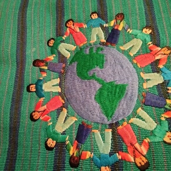Two "Children Around the World" Pillows - Picture 3 of 6